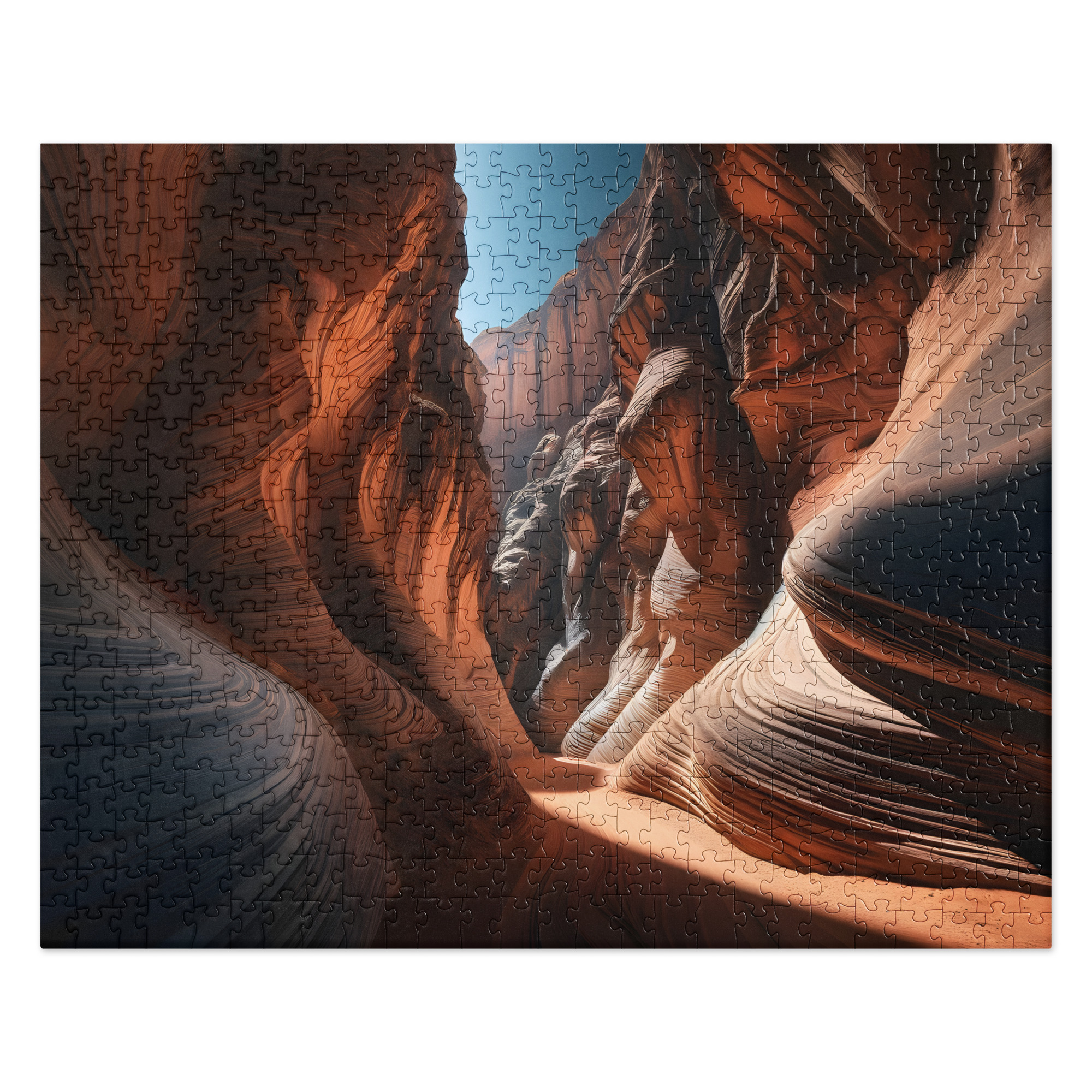 Echoes of Erosion: The Narrow Canyon Jigsaw puzzle